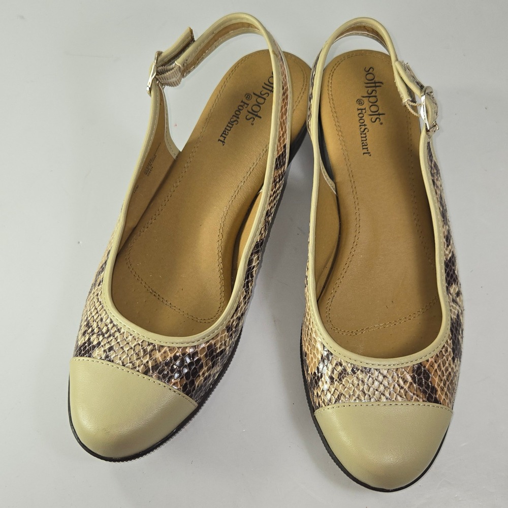 Softspots Footsmart women Slingback Casual Heels‎ Size 10M